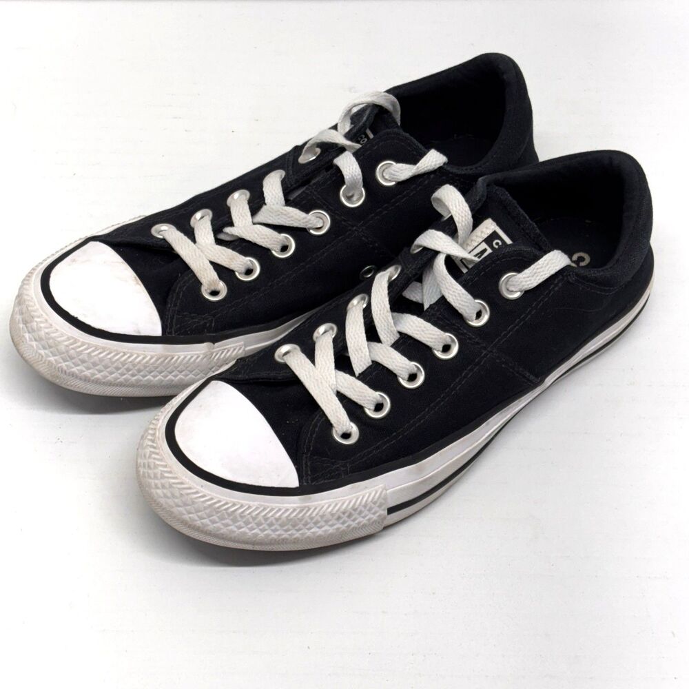 Converse Chuck Taylor All Star Madison Black Low Top Sneakers 563508F Womens 7.5